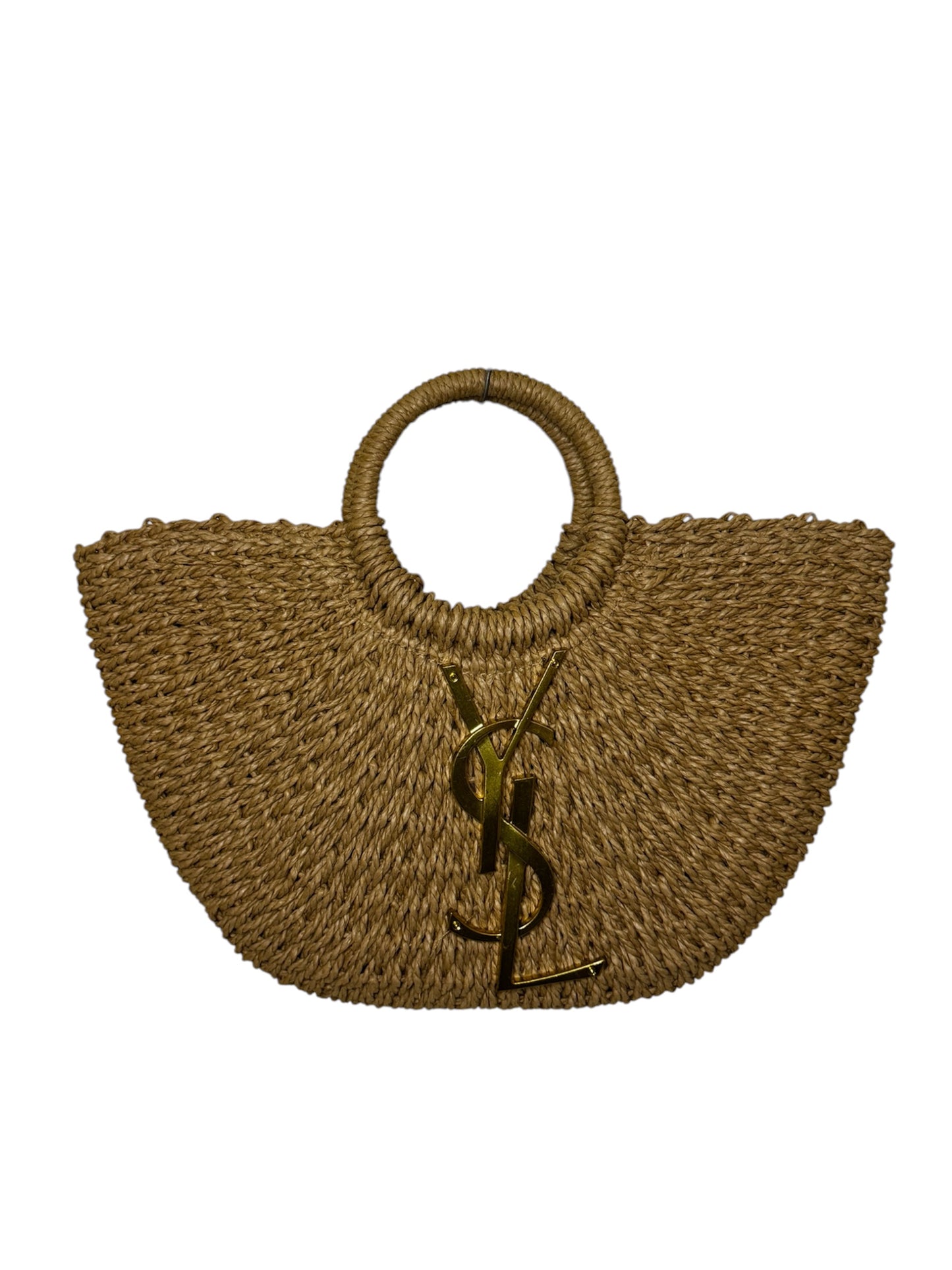Damen Strand/Sommer Schultertasche trendig & elegant in der Farbe Beige/Kaffee