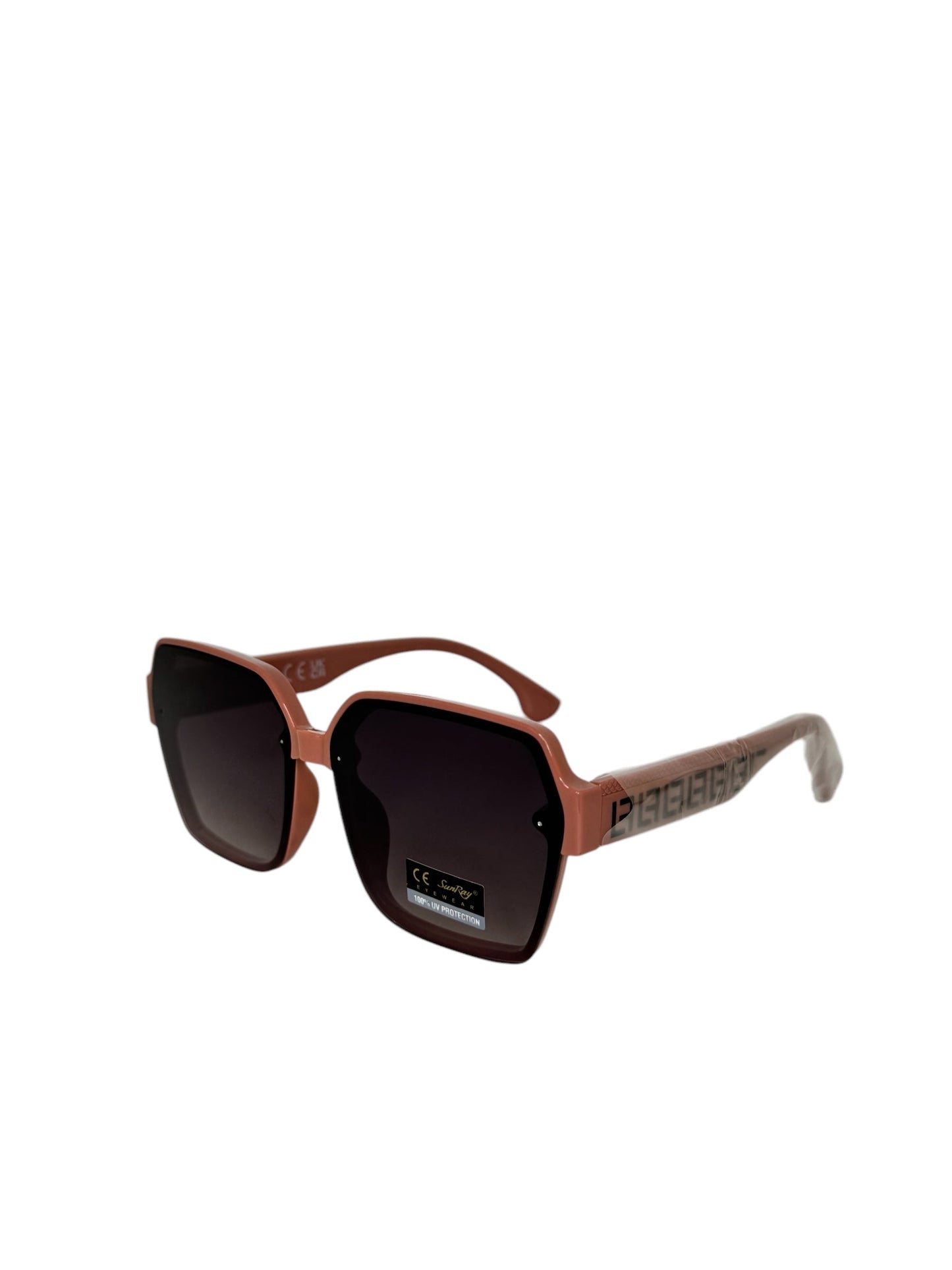 Damen Sonnenbrille trendig & elegant in der Farbe Rosa