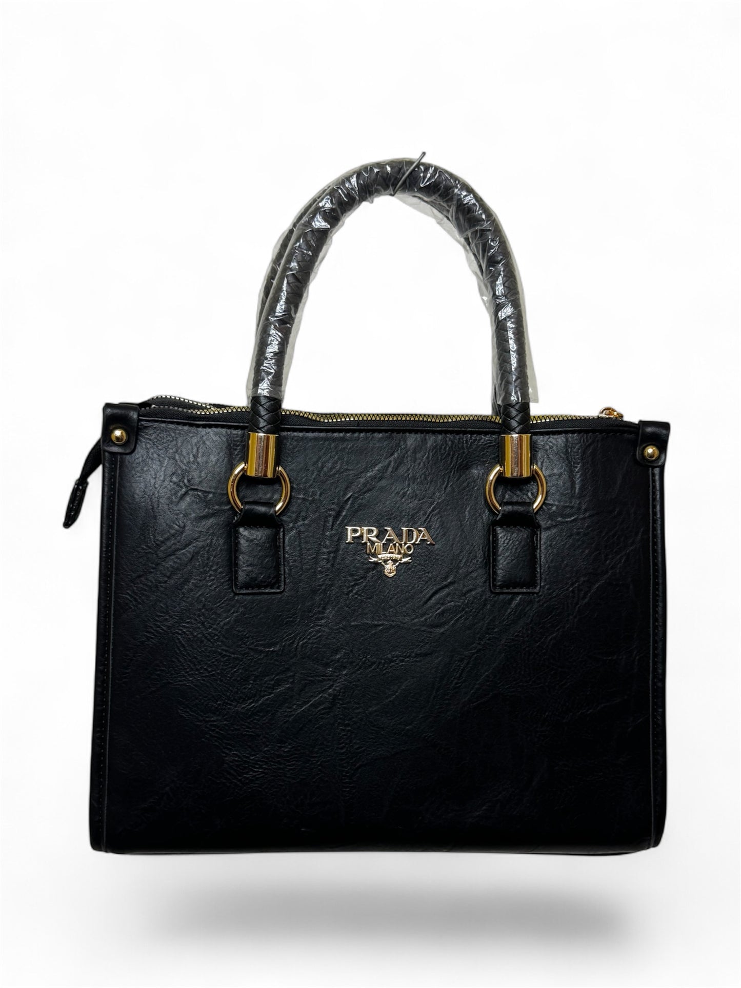 Damen Handtasche trendig & elegant in der Farbe Schwarz