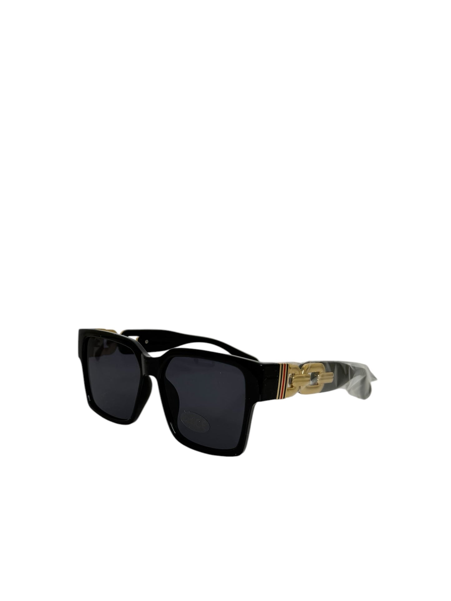 Damen Sonnenbrille trendig & elegant in der Farbe Schwarz