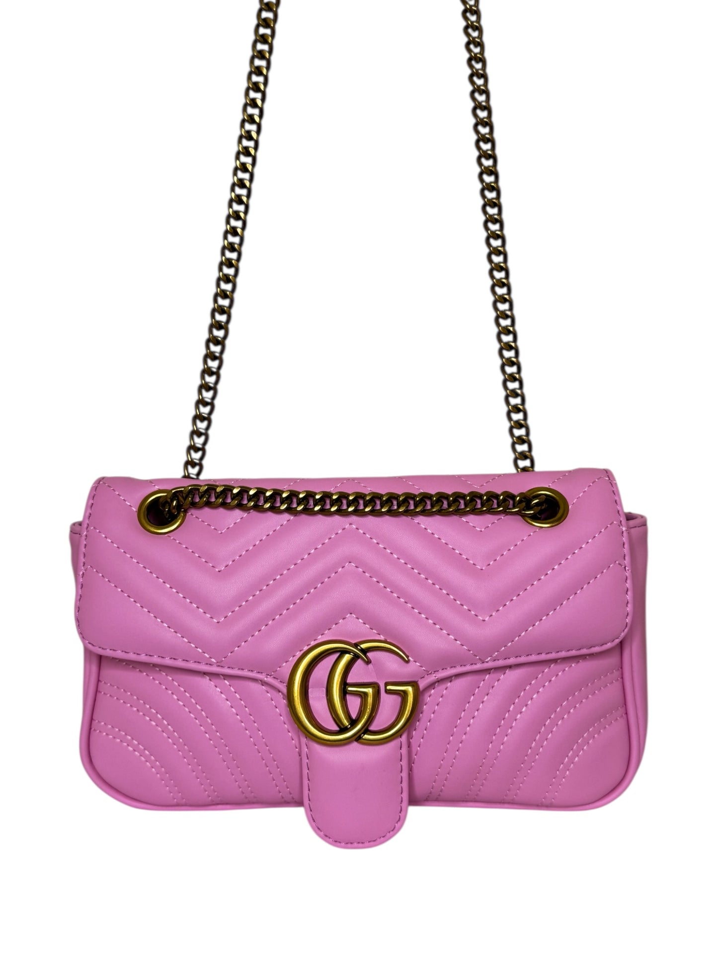 Damen Umhängetasche trendig & elegant in der Farbe Rosa/Pink