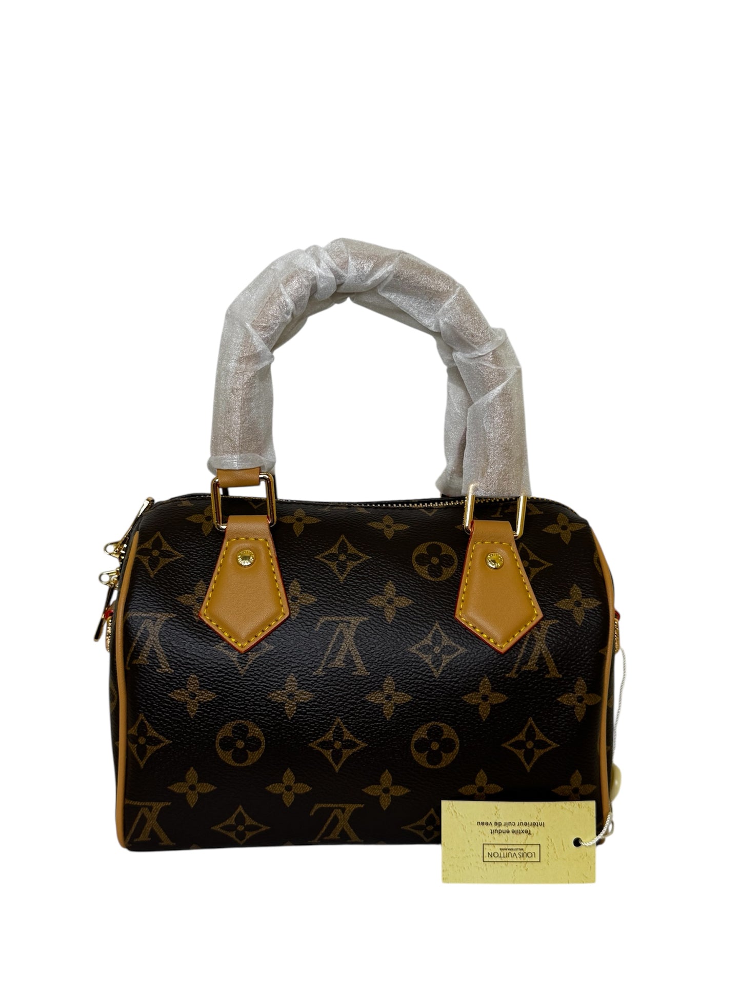 Damen Handtasche trendig & elegant in der Farbe Braun 20cm