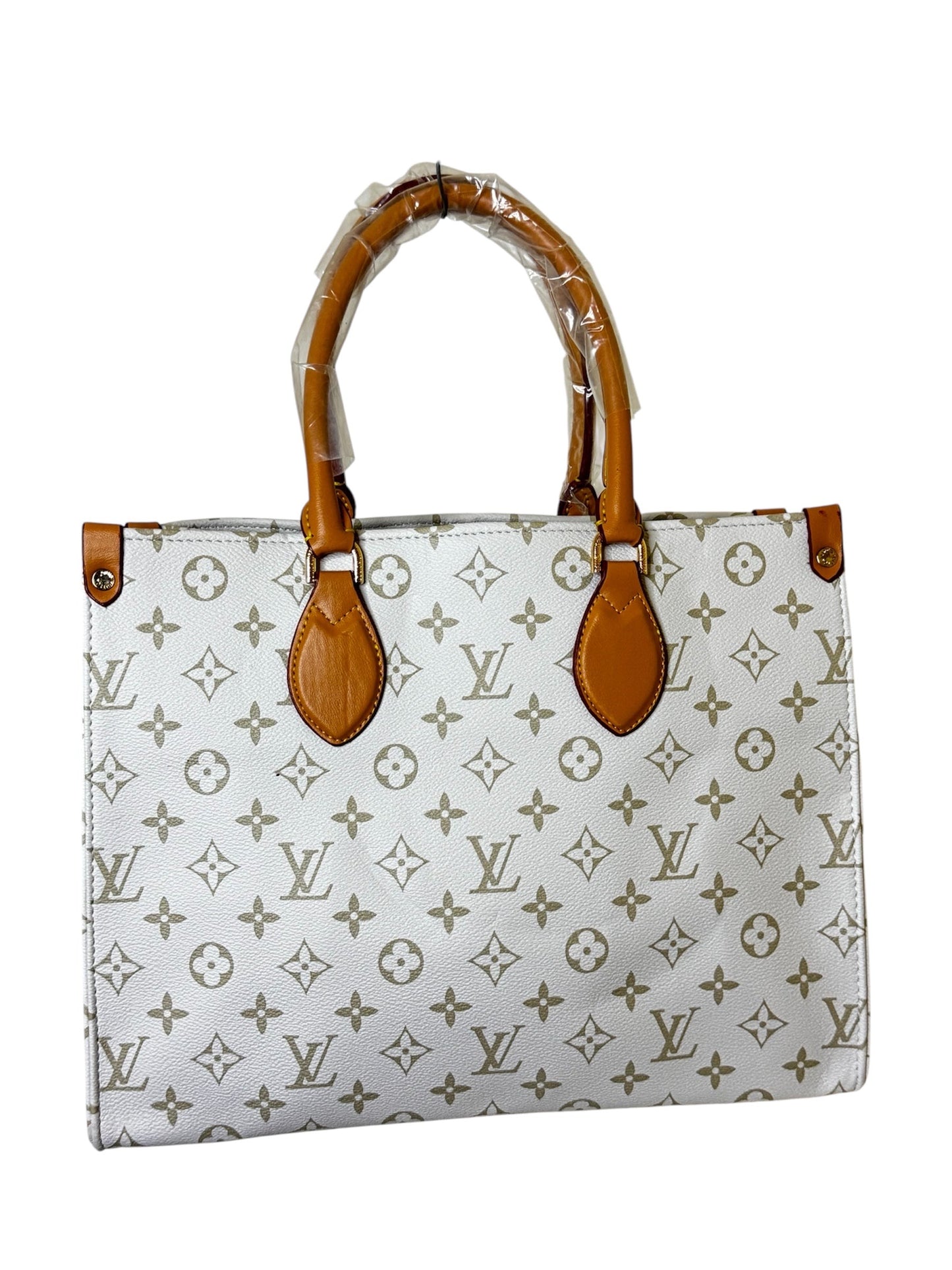 Damen Handtasche trendig & elegant in der Farbe Weiß/grau