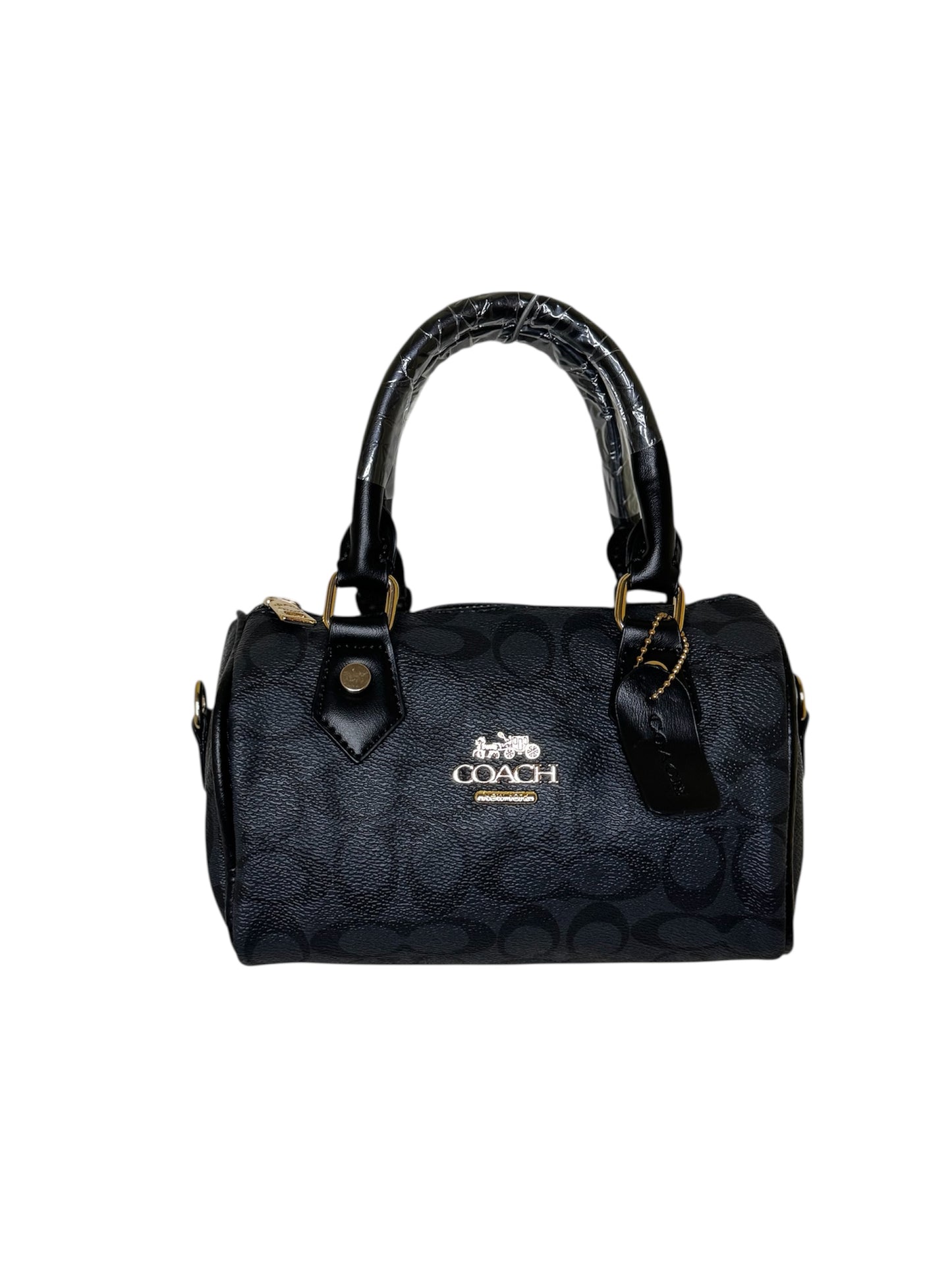 Damen Handtasche trendig & elegant in der Farbe Schwarz/Dunkelblau