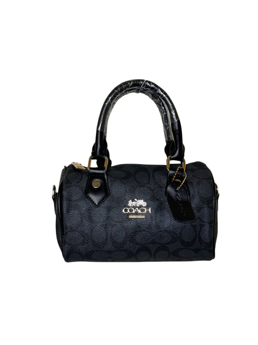 Damen Handtasche trendig & elegant in der Farbe Schwarz/Dunkelblau