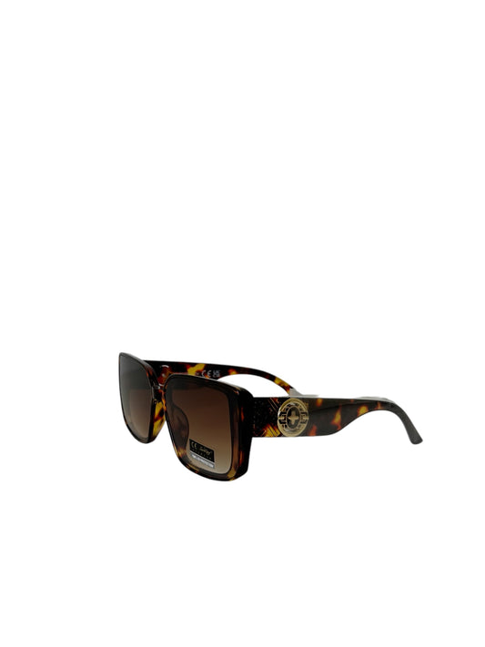 Damen Sonnenbrille trendig & elegant in der Farbe Braun