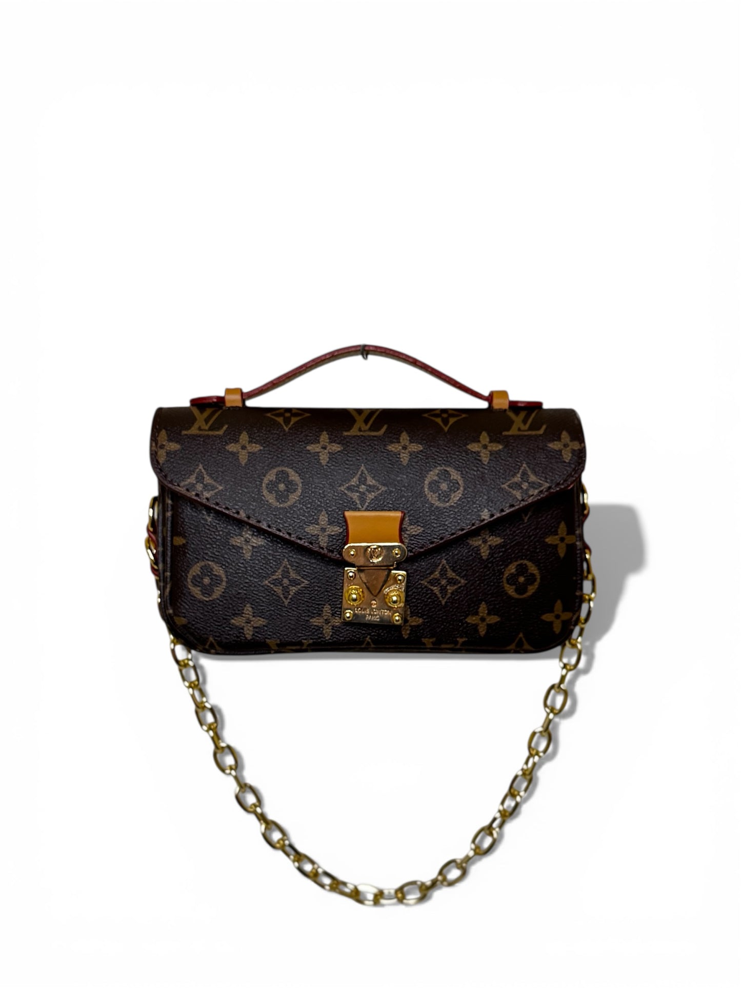 Schultertasche im modisch trendigen Look in der Farbe Braun