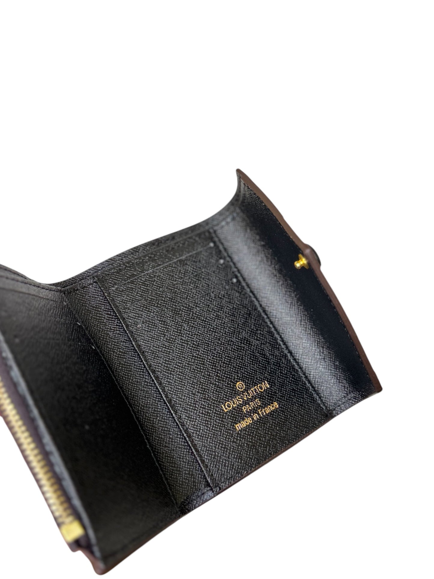 Damen Geldbeutel trendig & elegant in der Farbe Braun/Schwarz klein