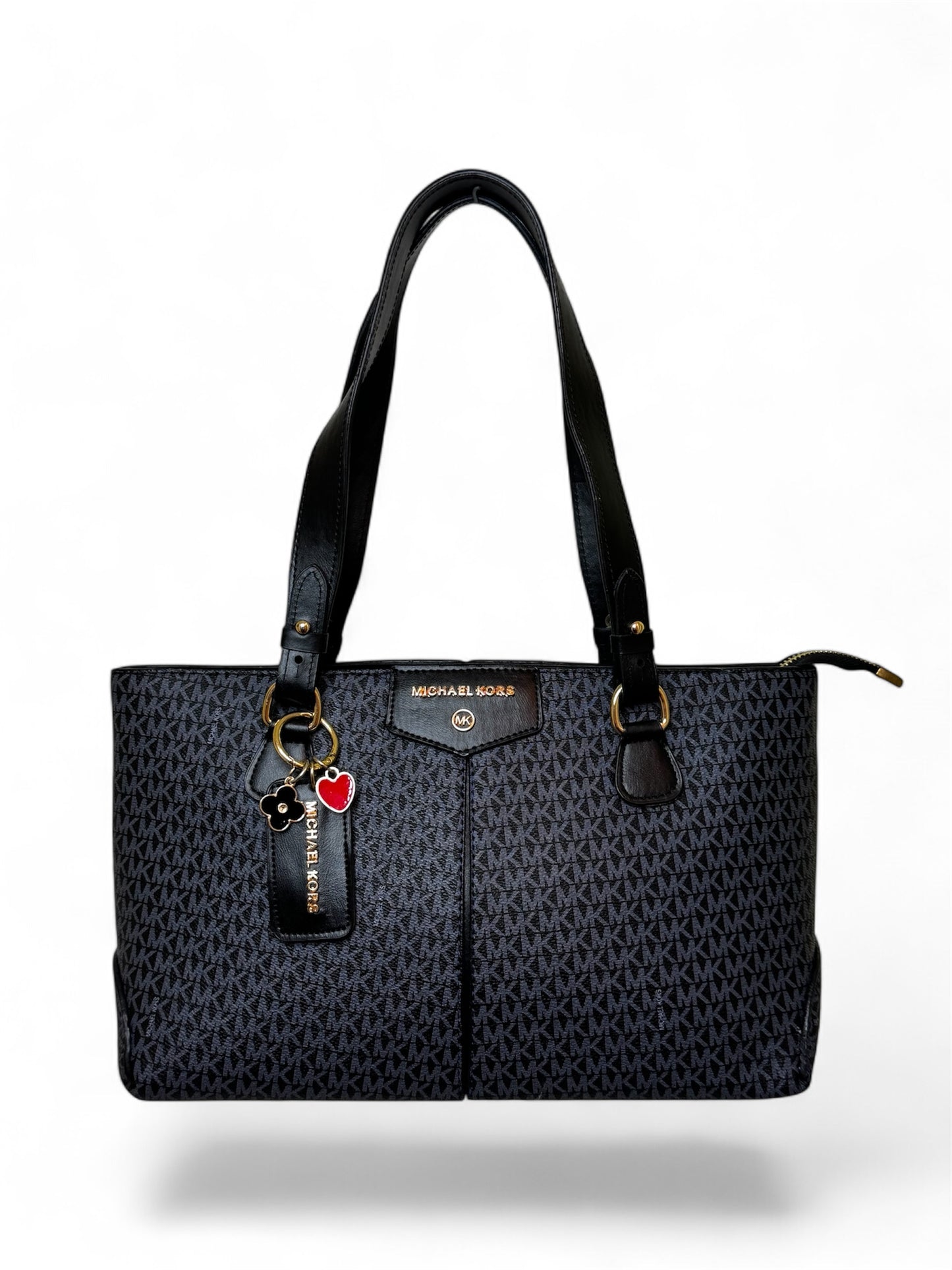 Damen Handtasche trendig & elegant in der Farbe Schwarz/Dunkelblau