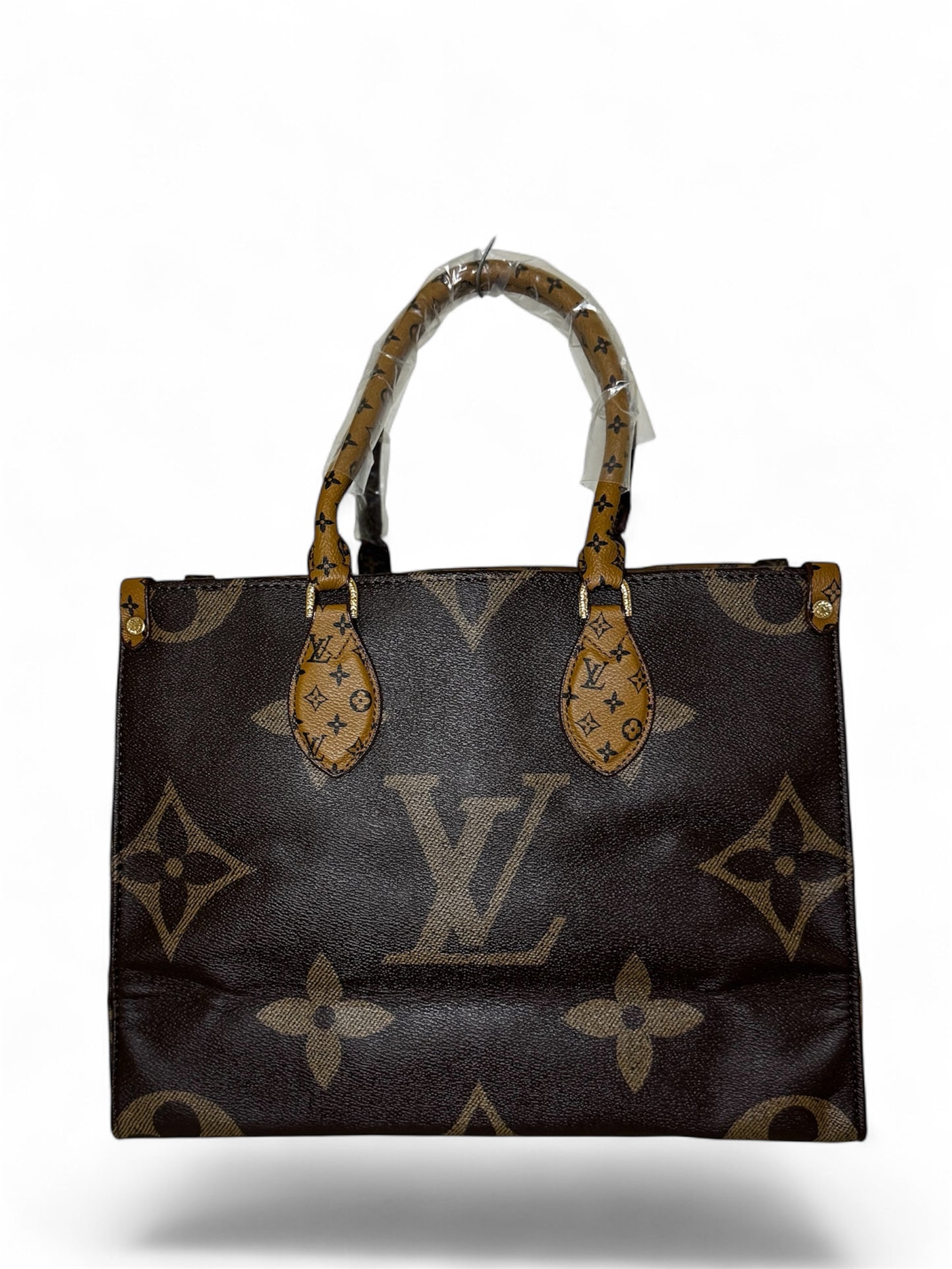 Damen Handtasche trendig & elegant in der Farbe Hellbraun/Braun