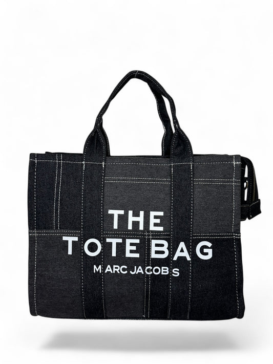 Damen Handtasche trendig & elegant in der Farbe Jeans/Schwarz