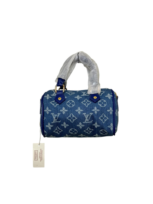 Damen Handtasche trendig & elegant in der Farbe Blau/Jeans mini