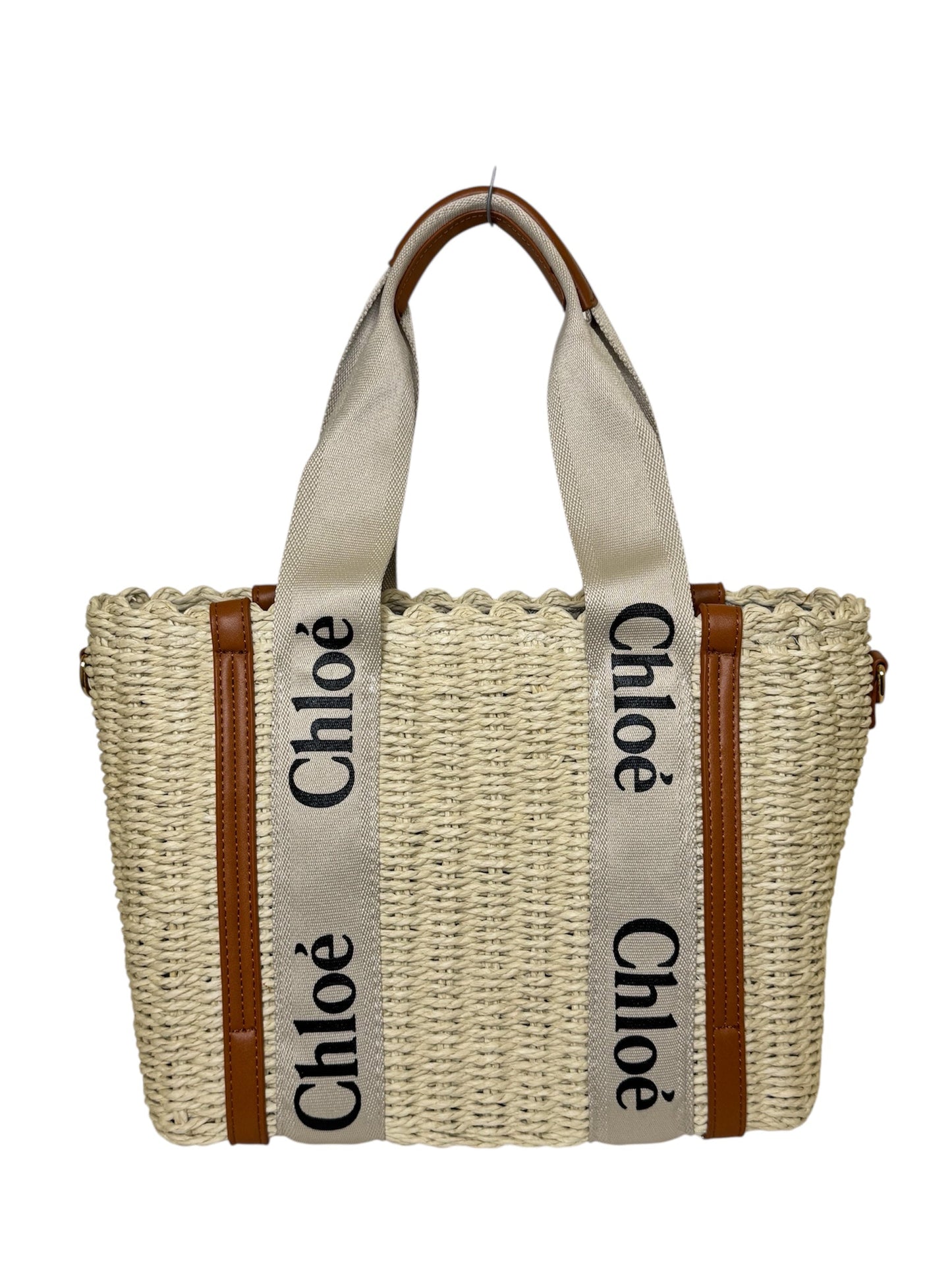 Damen Handtasche trendig & elegant in der Farbe Bast/Braun groß