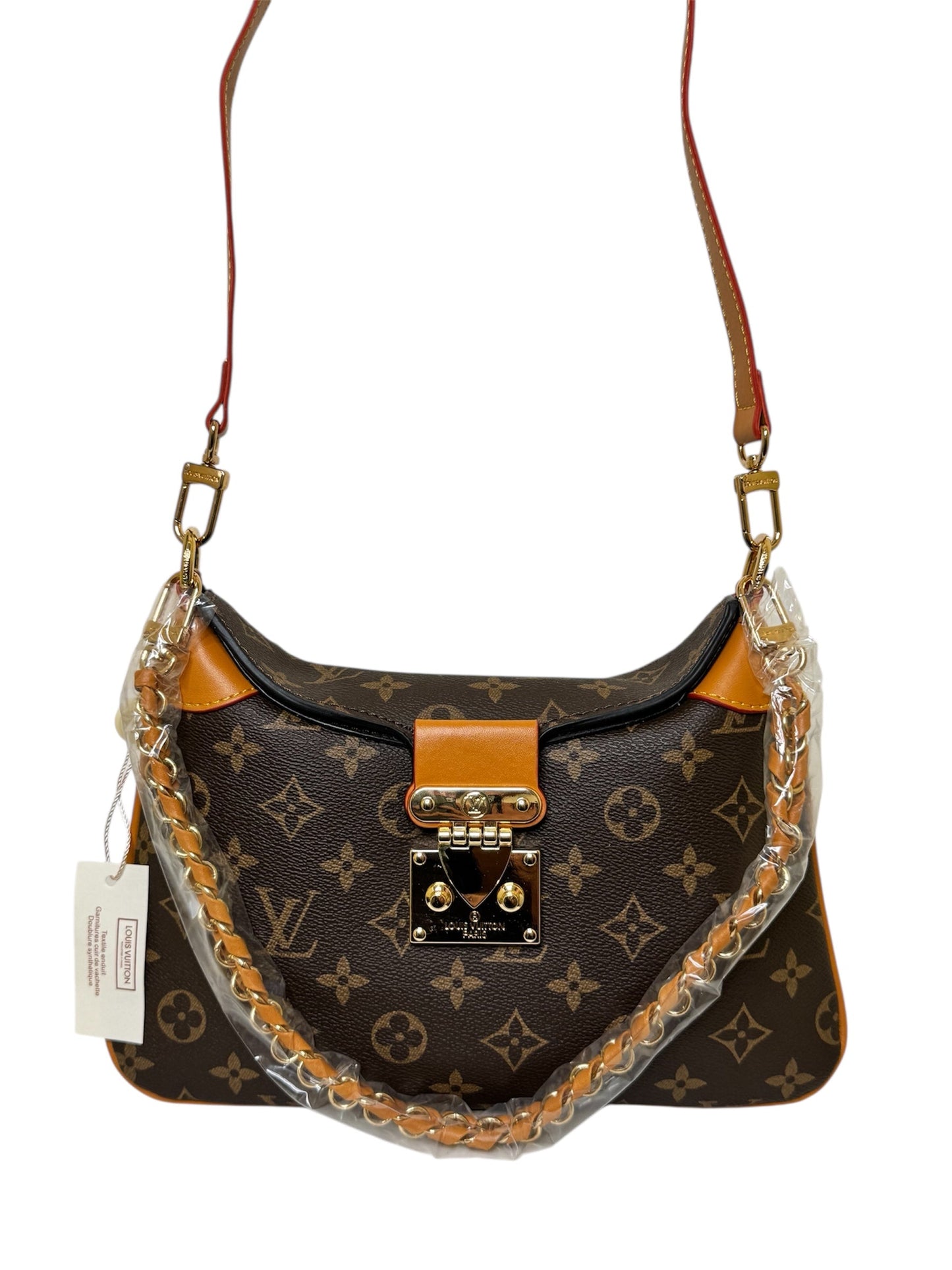 Damen Handtasche trendig & elegant in der Farbe Braun/Kastanienbraun