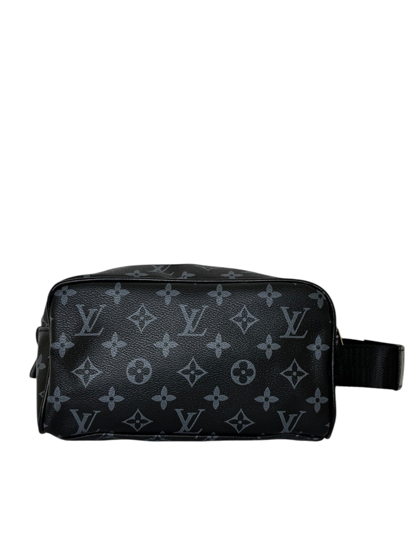 Kosmetiktasche trendig & elegant in der Farbe Schwarz/Grau
