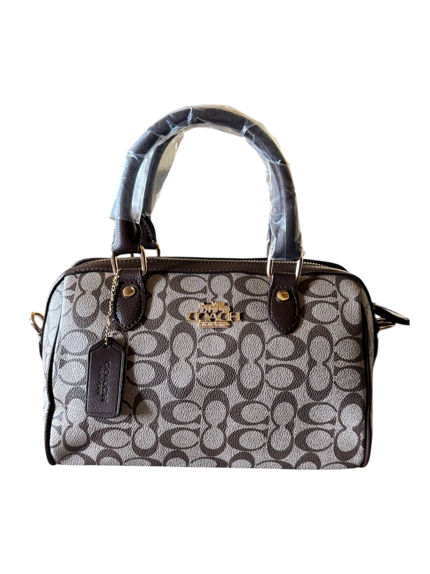 Damen Handtasche trendig & elegant in der Farbe Braun