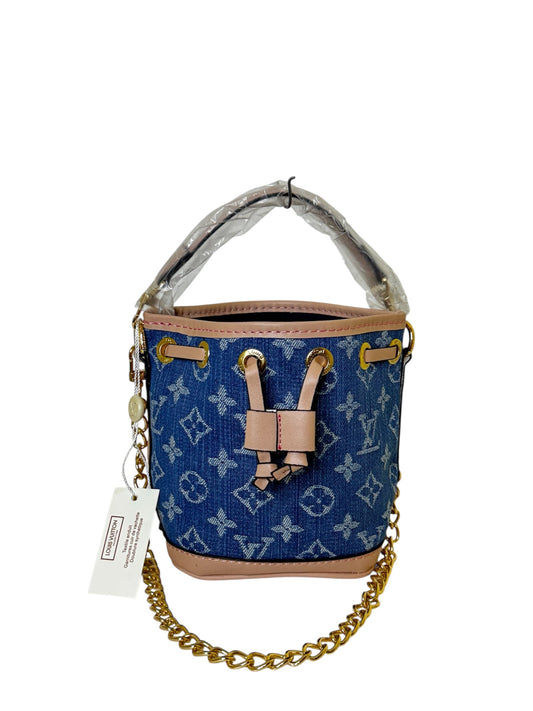 Beutel trendig & funktionell in der Farbe Jeans/Beige Mini