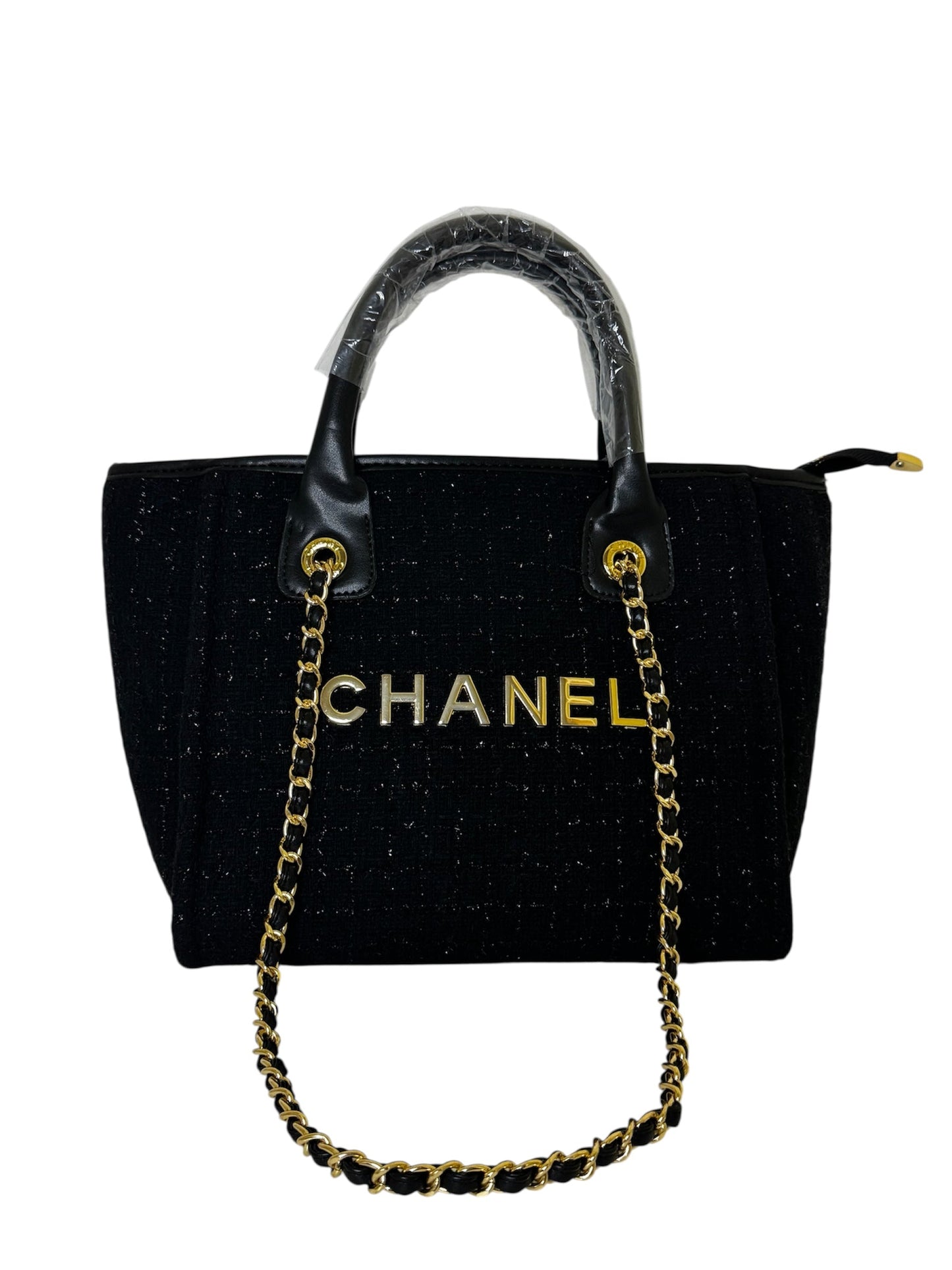 Damen Handtasche trendig & elegant in der Farbe Schwarz